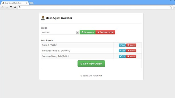 User-Agent Switcher for Chrome