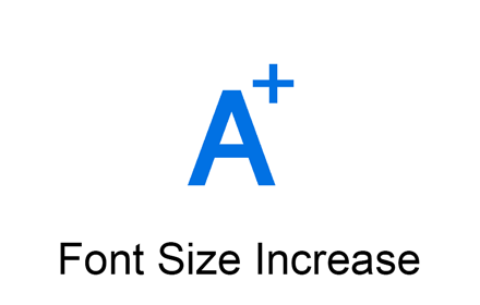 Font Size Increase for Google Chrome