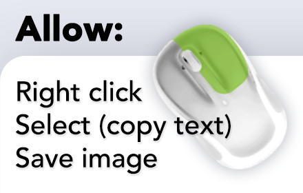 Allow right cLick